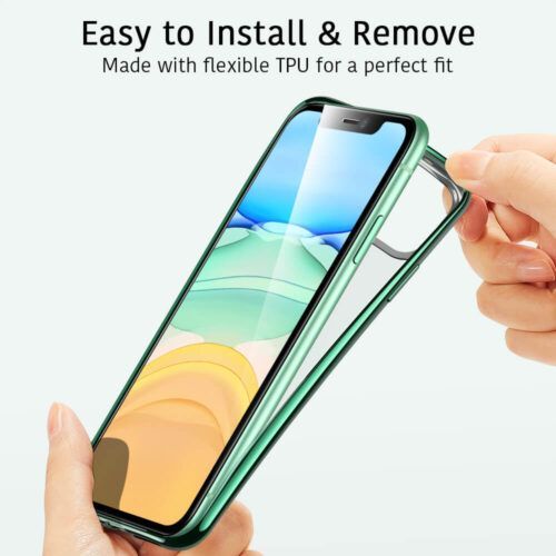 Alternative view of ESR iPhone 11 Essential Twinkler Pine Green