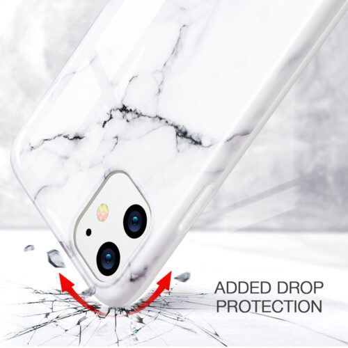 Alternative view of ESR iPhone 11 Soft Marble White Sierra (4894240091951)