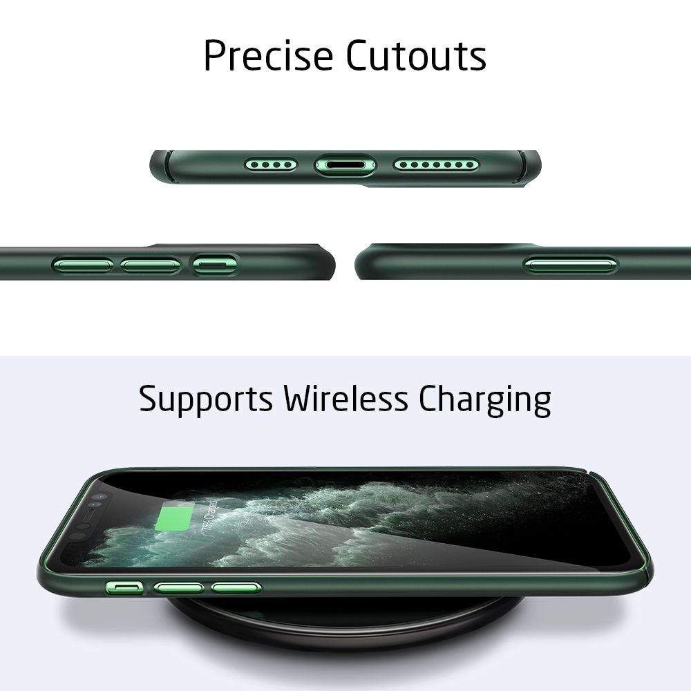 ESR iPhone 11 Pro Max Liquid Shield Hard Case Pine Green ΘΗΚΕΣ ESR ESR iPhone 11 Pro Max Liquid Shield Hard Case Pine Green - Image 4