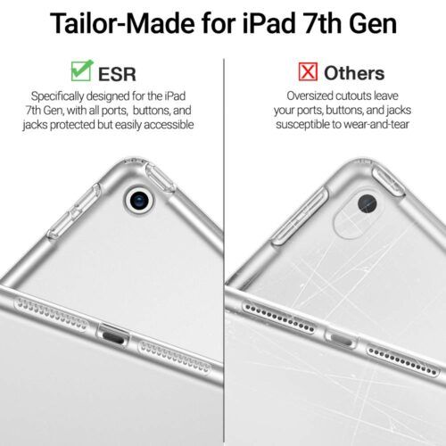 Alternative view of ESR Yippee Shell Back Case Clear iPad 10.2 2019/2020