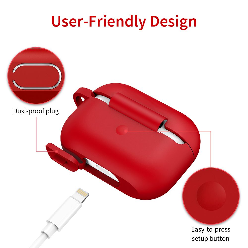 ESR AirPods Pro Bounce Series Case Red (4894240097861) APPLE AIRPODS ESR ESR AirPods Pro Bounce Series Case Red (4894240097861) - Image 10