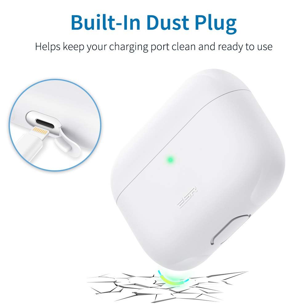 ESR AirPods Pro Silicone Breeze Plus Case White (4894240098127) APPLE AIRPODS ESR ESR AirPods Pro Silicone Breeze Plus Case White (4894240098127) - Image 5