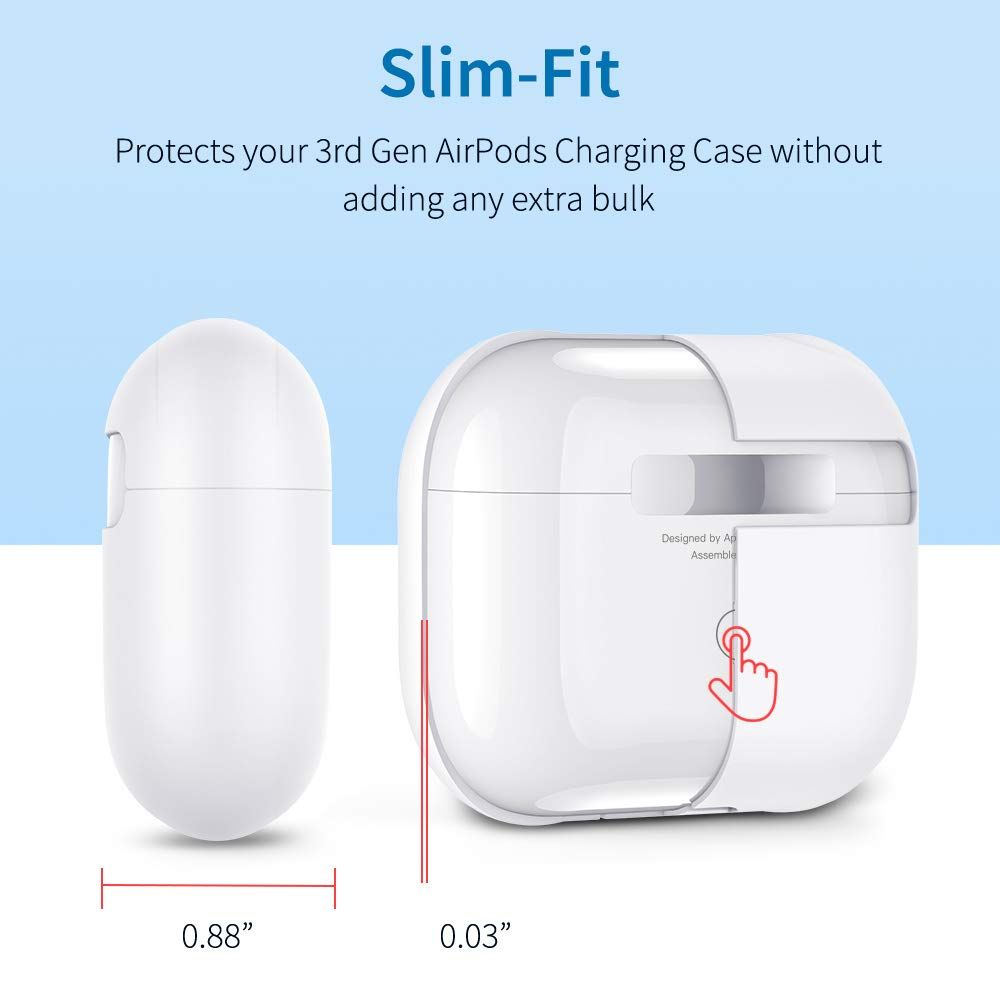 ESR AirPods Pro Silicone Breeze Plus Case White (4894240098127) APPLE AIRPODS ESR ESR AirPods Pro Silicone Breeze Plus Case White (4894240098127) - Image 3