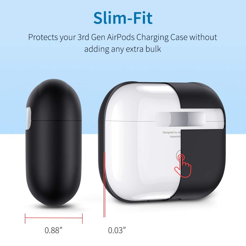 ESR AirPods Pro Silicone Breeze Plus Case Black (4894240098134) APPLE AIRPODS ESR ESR AirPods Pro Silicone Breeze Plus Case Black (4894240098134) - Image 4