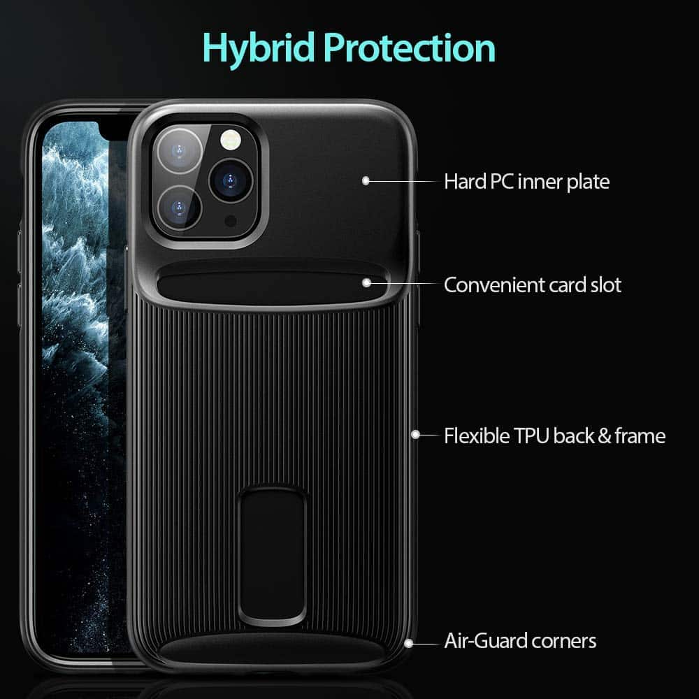ESR iPhone 11 Pro Wallet Armor Black (4894240098165) ΘΗΚΕΣ ESR ESR iPhone 11 Pro Wallet Armor Black (4894240098165) - Image 5