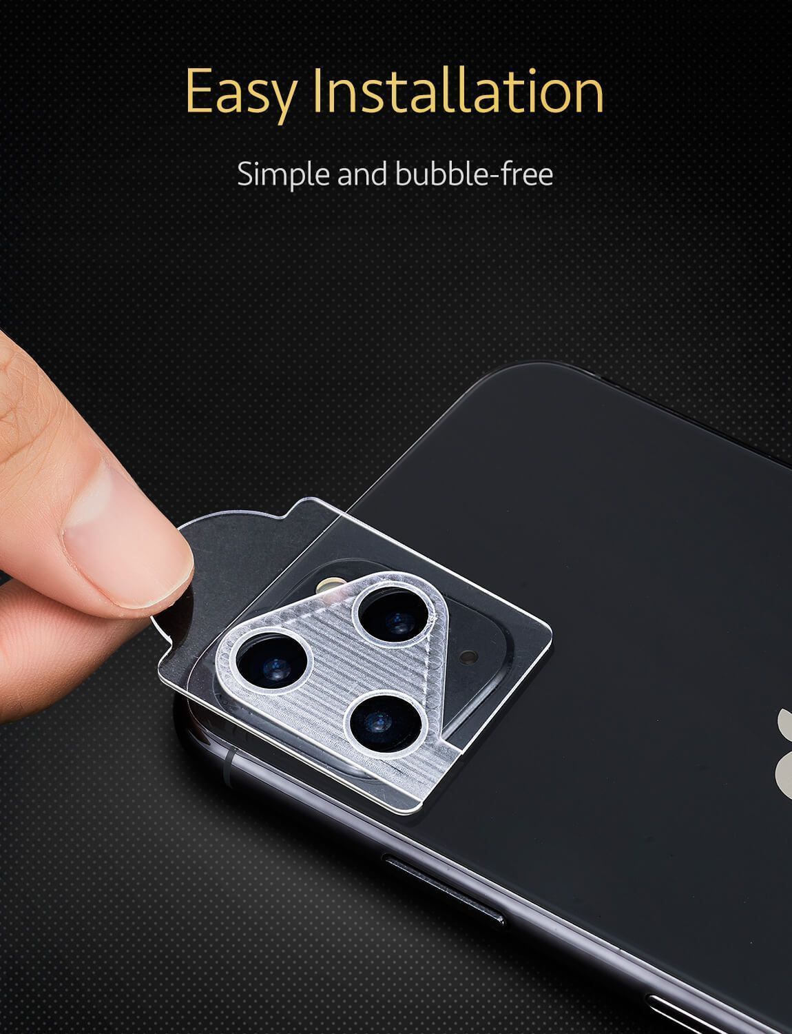 ESR Tempered Glass 9H Camera Lens iPhone 11 Pro/11 Pro Max (2-Pack) ΠΡΟΣΤΑΣΙΑ ΟΘΟΝΗΣ ESR ESR Tempered Glass 9H Camera Lens iPhone 11 Pro/11 Pro Max (2-Pack) - Image 7