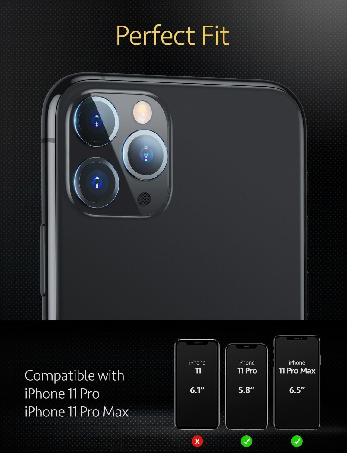 ESR Tempered Glass 9H Camera Lens iPhone 11 Pro/11 Pro Max (2-Pack) ΠΡΟΣΤΑΣΙΑ ΟΘΟΝΗΣ ESR ESR Tempered Glass 9H Camera Lens iPhone 11 Pro/11 Pro Max (2-Pack) - Image 6