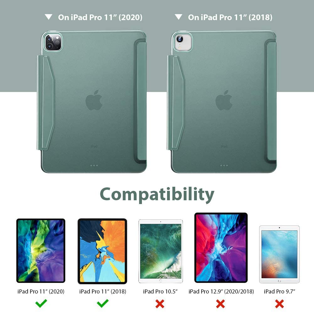 ESR Yippee Trifold with Clasp Cactus Green iPad Pro 11 2018/2020 ΘΗΚΕΣ ESR ESR Yippee Trifold with Clasp Cactus Green iPad Pro 11 2018/2020 - Image 8
