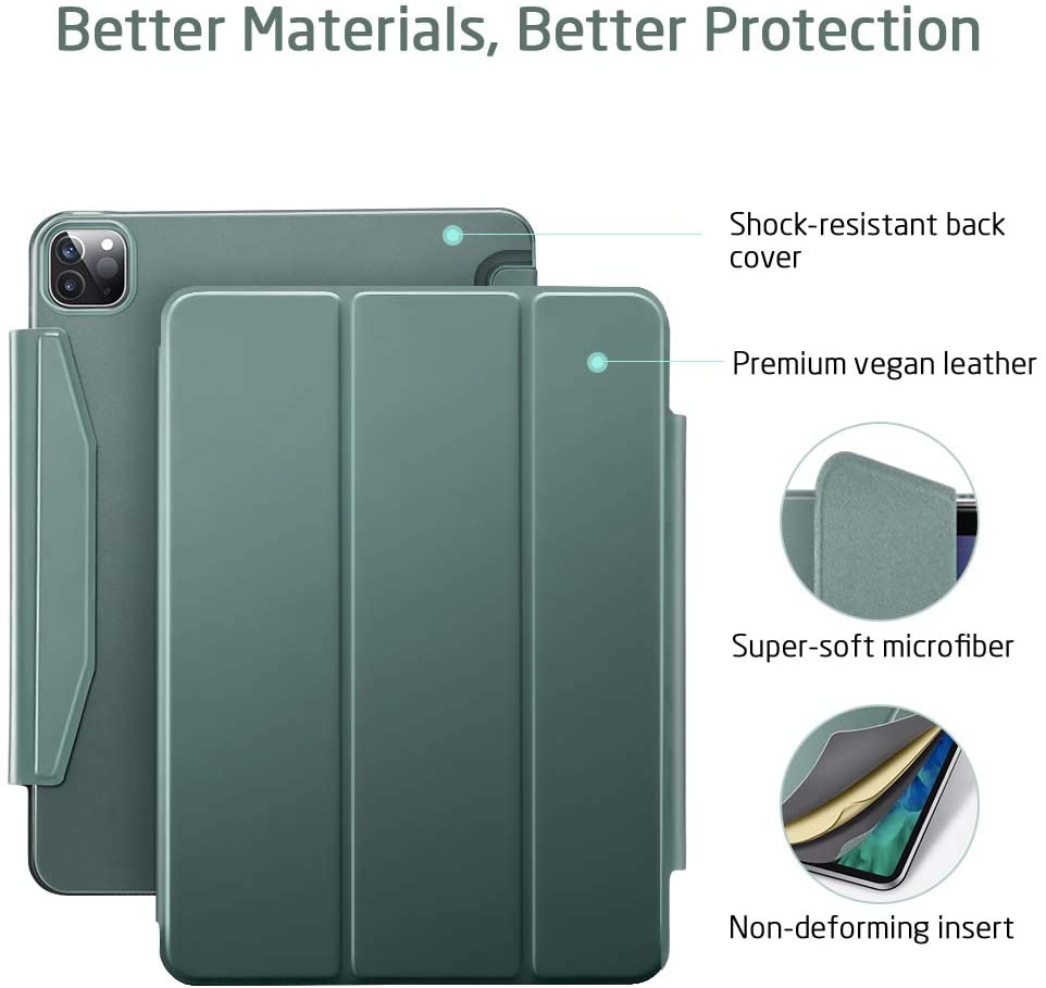 ESR Yippee Trifold with Clasp Cactus Green iPad Pro 11 2018/2020 ΘΗΚΕΣ ESR ESR Yippee Trifold with Clasp Cactus Green iPad Pro 11 2018/2020 - Image 5