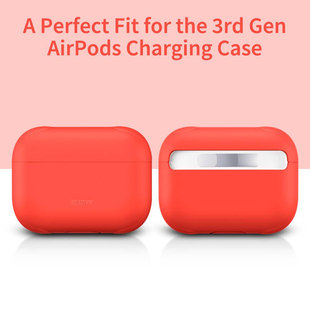 ESR AirPods Pro Silicone Breeze Plus Case Red (4894240105351) APPLE AIRPODS ESR ESR AirPods Pro Silicone Breeze Plus Case Red (4894240105351) - Image 3