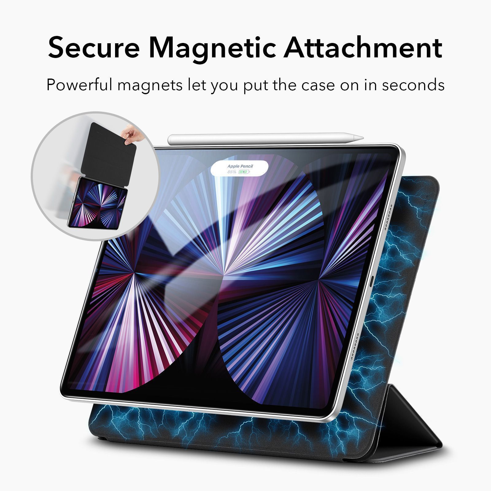 ESR Rebound Magnetic with Clasp Black iPad Pro 11 2021/2022 ΘΗΚΕΣ ESR ESR Rebound Magnetic with Clasp Black iPad Pro 11 2021/2022 - Image 3