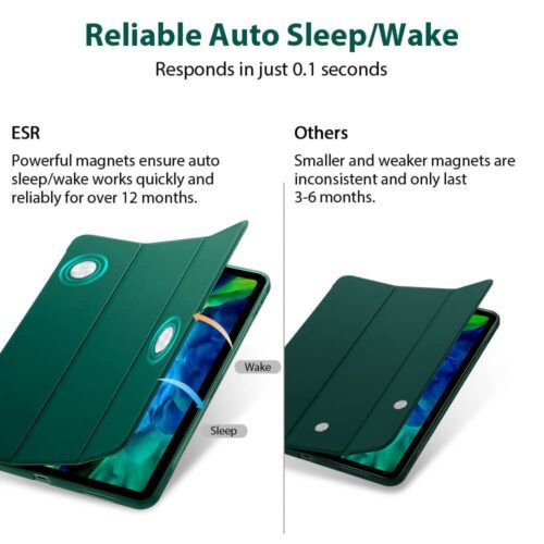 Alternative view of ESR Rebound Slim Series Pine Green iPad Pro 11 2018/2020