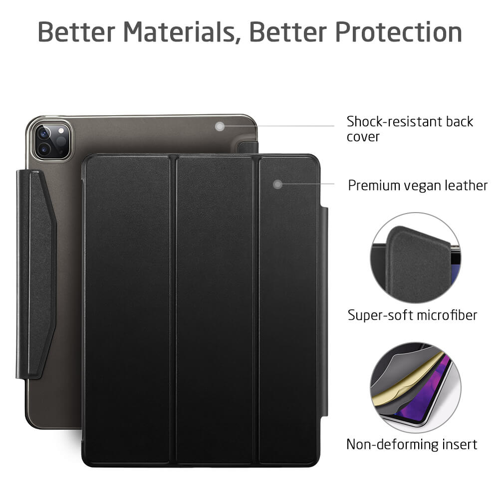 ESR Yippee Trifold with Clasp Jelly Black iPad Pro 11 2018/2020 ΘΗΚΕΣ ESR ESR Yippee Trifold with Clasp Jelly Black iPad Pro 11 2018/2020 - Image 7