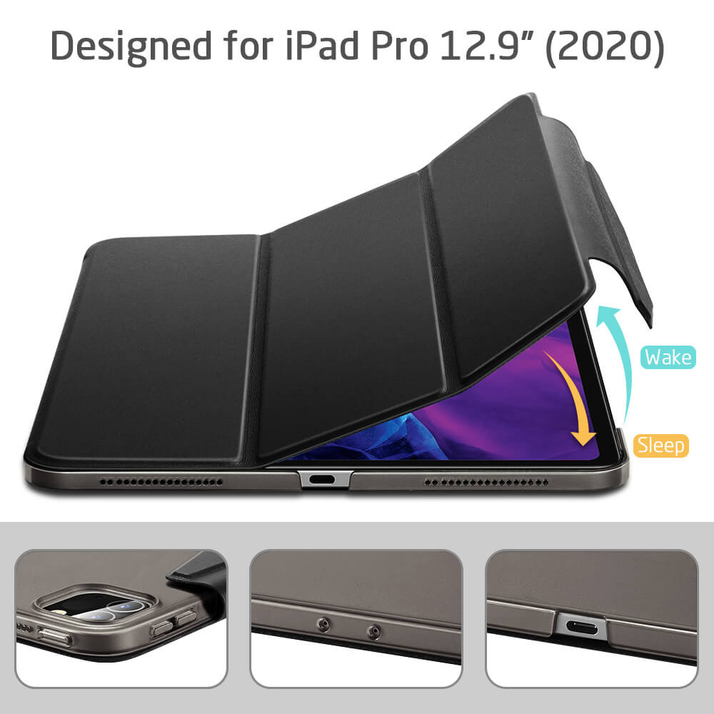 ESR Yippee Trifold with Clasp Jelly Black iPad Pro 12,9 2018/2020 STOCK OFFERS ESR ESR Yippee Trifold with Clasp Jelly Black iPad Pro 12,9 2018/2020 - Image 6