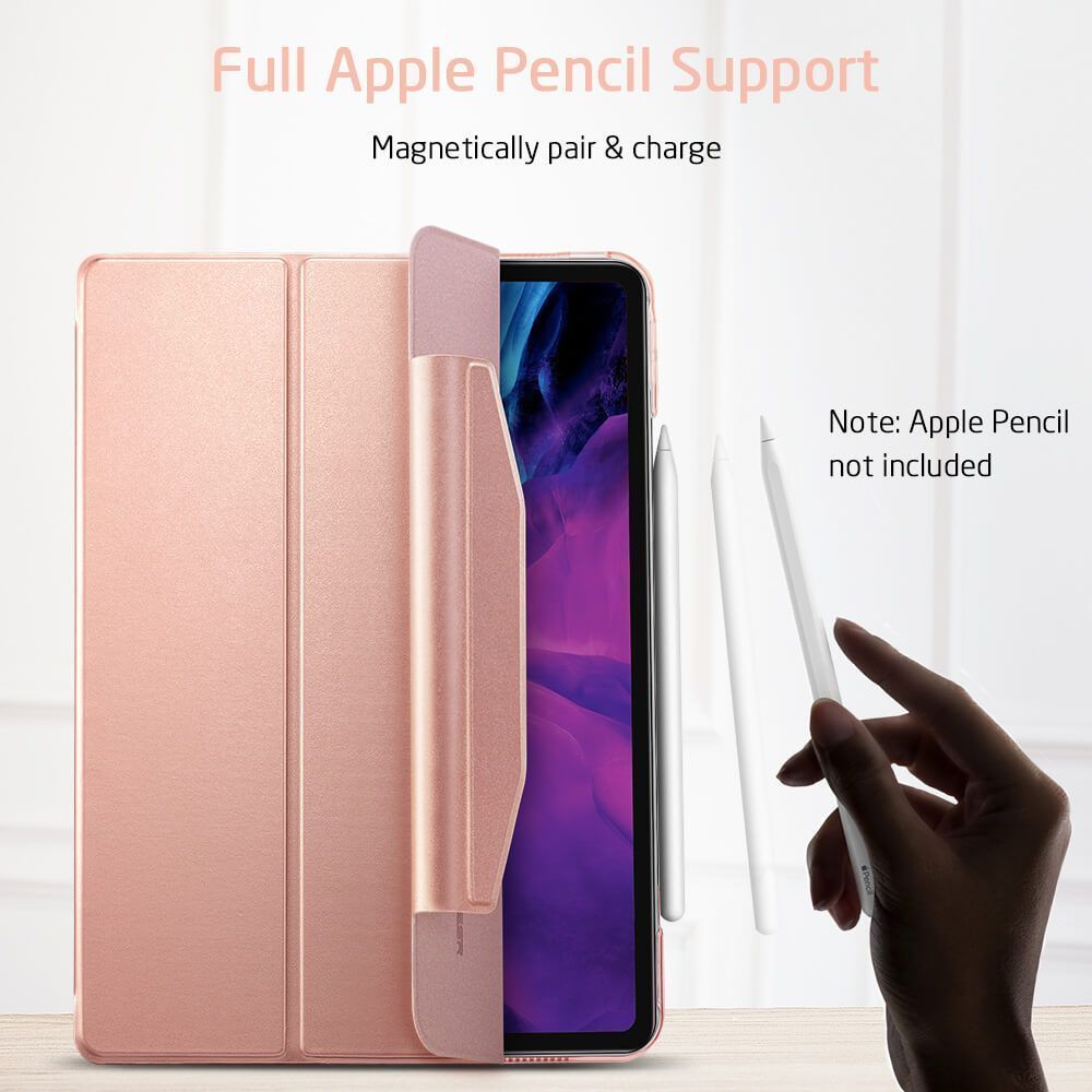 ESR Yippee Trifold with Clasp Rose Gold iPad Pro 12,9 2018/2020 STOCK OFFERS ESR ESR Yippee Trifold with Clasp Rose Gold iPad Pro 12,9 2018/2020 - Image 3