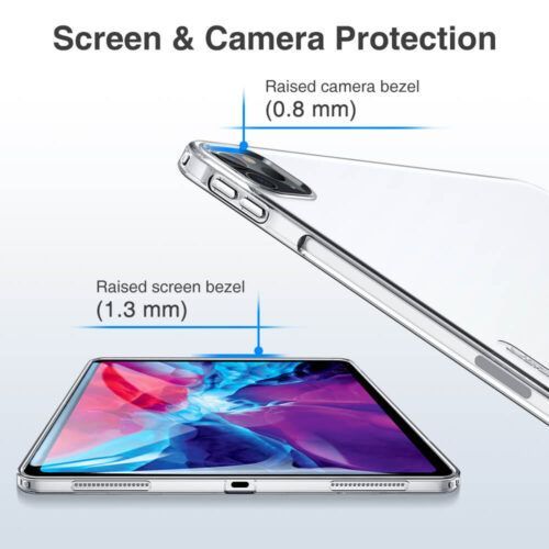Alternative view of ESR Rebound Soft Shell Back Case Clear iPad Pro 12,9 2018/2020