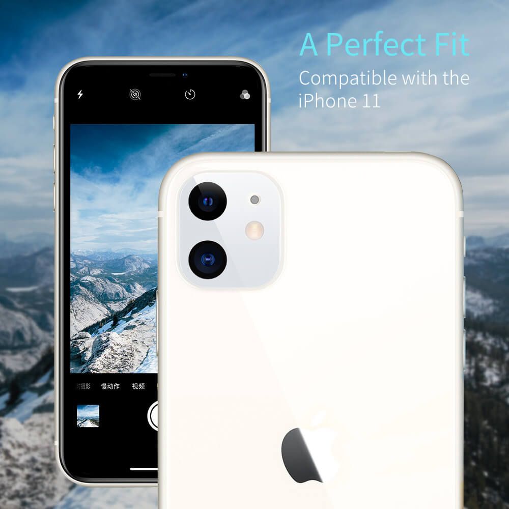 ESR Full Cover 9H Camera Glass iPhone 11 White ΠΡΟΣΤΑΣΙΑ ΟΘΟΝΗΣ ESR ESR Full Cover 9H Camera Glass iPhone 11 White - Image 7