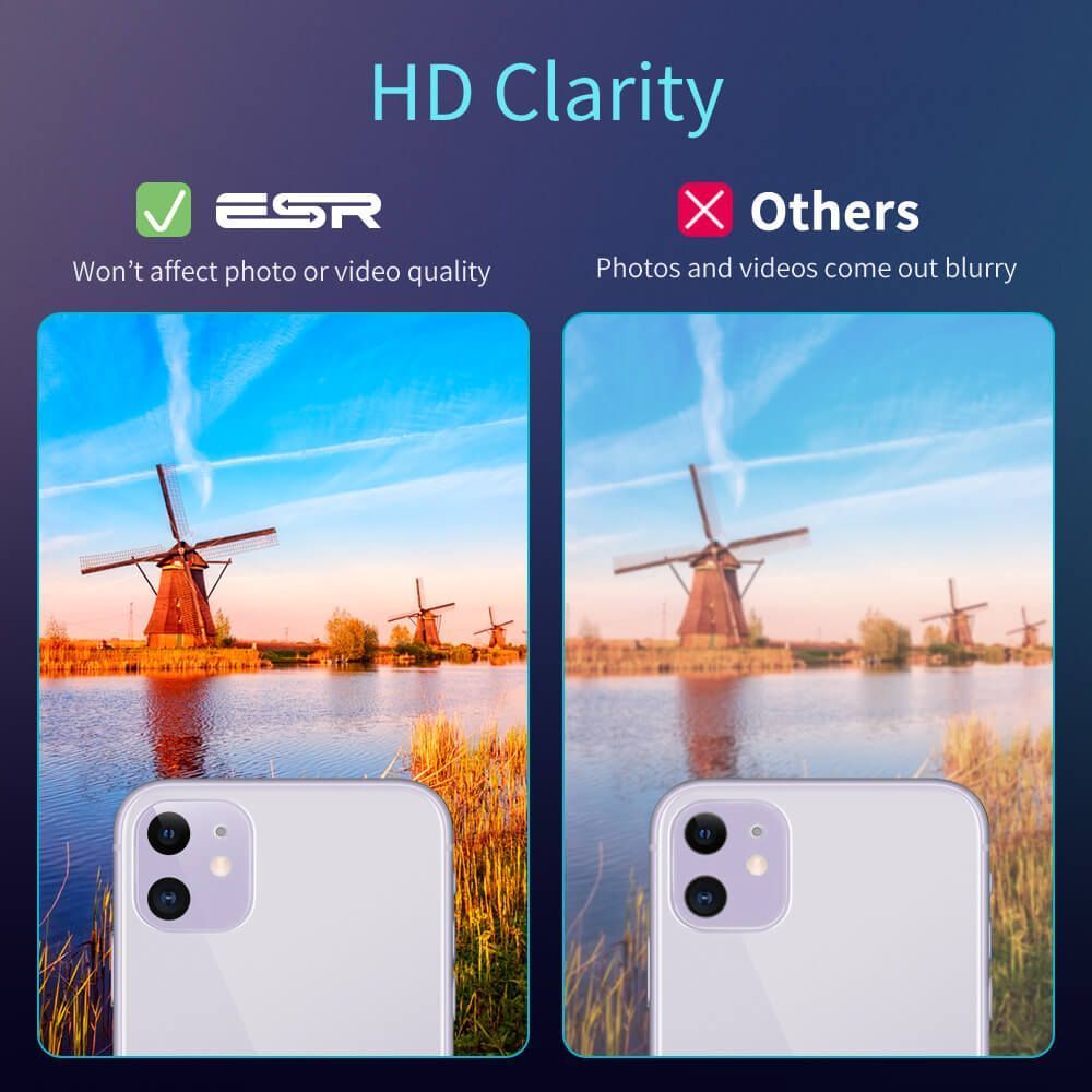 ESR Full Cover 9H Camera Glass iPhone 11 Lavender ΠΡΟΣΤΑΣΙΑ ΟΘΟΝΗΣ ESR ESR Full Cover 9H Camera Glass iPhone 11 Lavender - Image 4