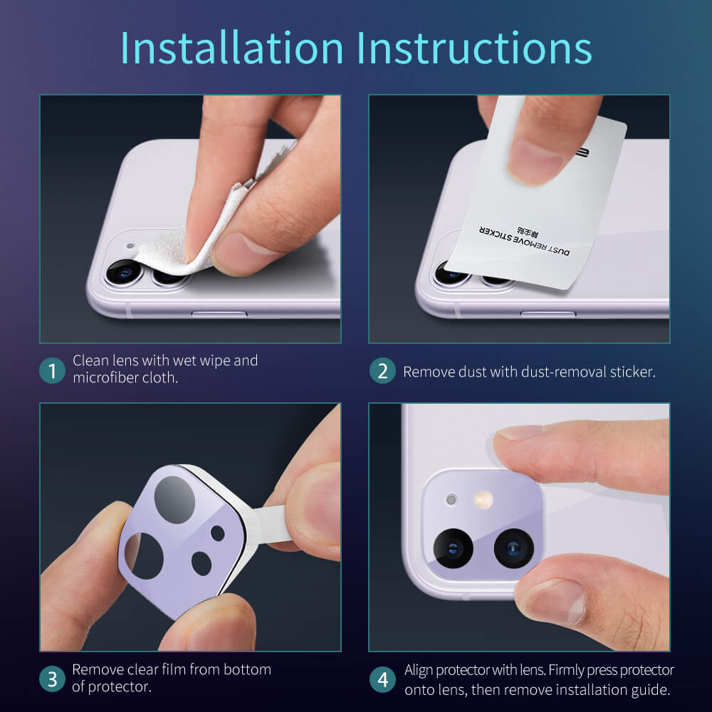 ESR Full Cover 9H Camera Glass iPhone 11 Lavender ΠΡΟΣΤΑΣΙΑ ΟΘΟΝΗΣ ESR ESR Full Cover 9H Camera Glass iPhone 11 Lavender - Image 3