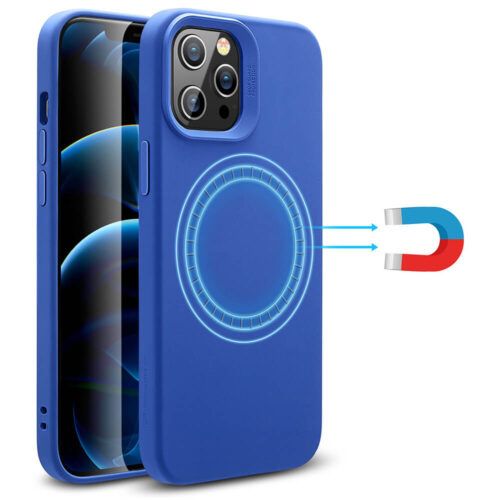 ESR iPhone 12 Pro Max Cloud HaloLock MagSafe Case Classic Blue STOCK OFFERS ESR ESR iPhone 12 Pro Max Cloud HaloLock MagSafe Case Classic Blue