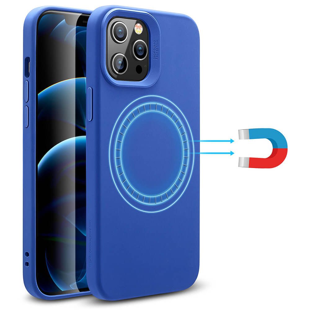 ESR iPhone 12 Pro Max Cloud HaloLock MagSafe Case Classic Blue STOCK OFFERS ESR ESR iPhone 12 Pro Max Cloud HaloLock MagSafe Case Classic Blue