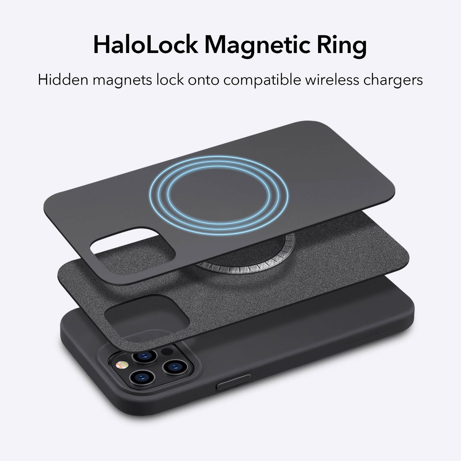 ESR iPhone 12 Pro Max Cloud HaloLock MagSafe Case Black STOCK OFFERS ESR ESR iPhone 12 Pro Max Cloud HaloLock MagSafe Case Black - Image 2