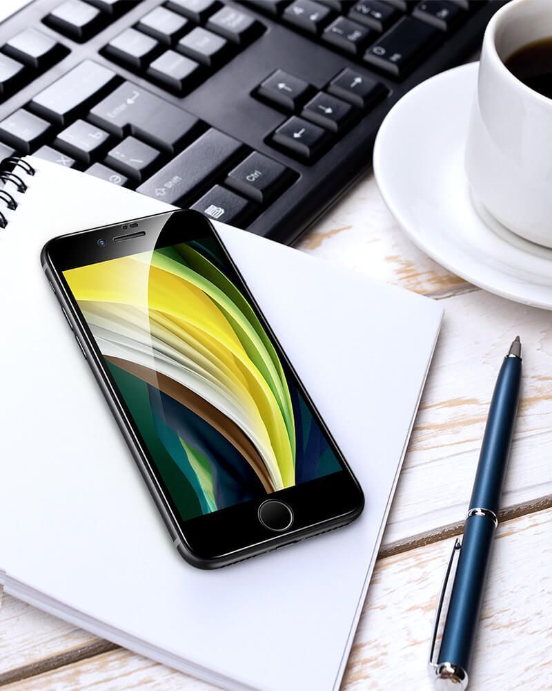 ESR Premium Quality Full Cover Tempered Glass iPhone 7/8 Black ΠΡΟΣΤΑΣΙΑ ΟΘΟΝΗΣ ESR ESR Premium Quality Full Cover Tempered Glass iPhone 7/8 Black - Image 2