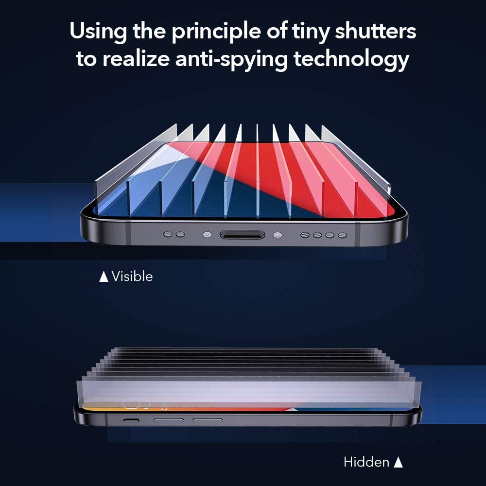 (2-Pack) ESR Privacy Tempered Glass iPhone 14/13/13 Pro/16e/17e (With Easy Installation Kit) ΠΡΟΣΤΑΣΙΑ ΟΘΟΝΗΣ ESR (2-Pack) ESR Privacy Tempered Glass iPhone 14/13/13 Pro/16e/17e (With Easy Installation Kit) - Image 4