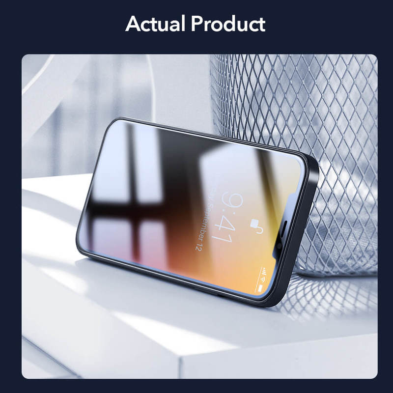 (2-Pack) ESR Privacy Tempered Glass iPhone 14/13/13 Pro/16e/17e (With Easy Installation Kit) ΠΡΟΣΤΑΣΙΑ ΟΘΟΝΗΣ ESR (2-Pack) ESR Privacy Tempered Glass iPhone 14/13/13 Pro/16e/17e (With Easy Installation Kit) - Image 3