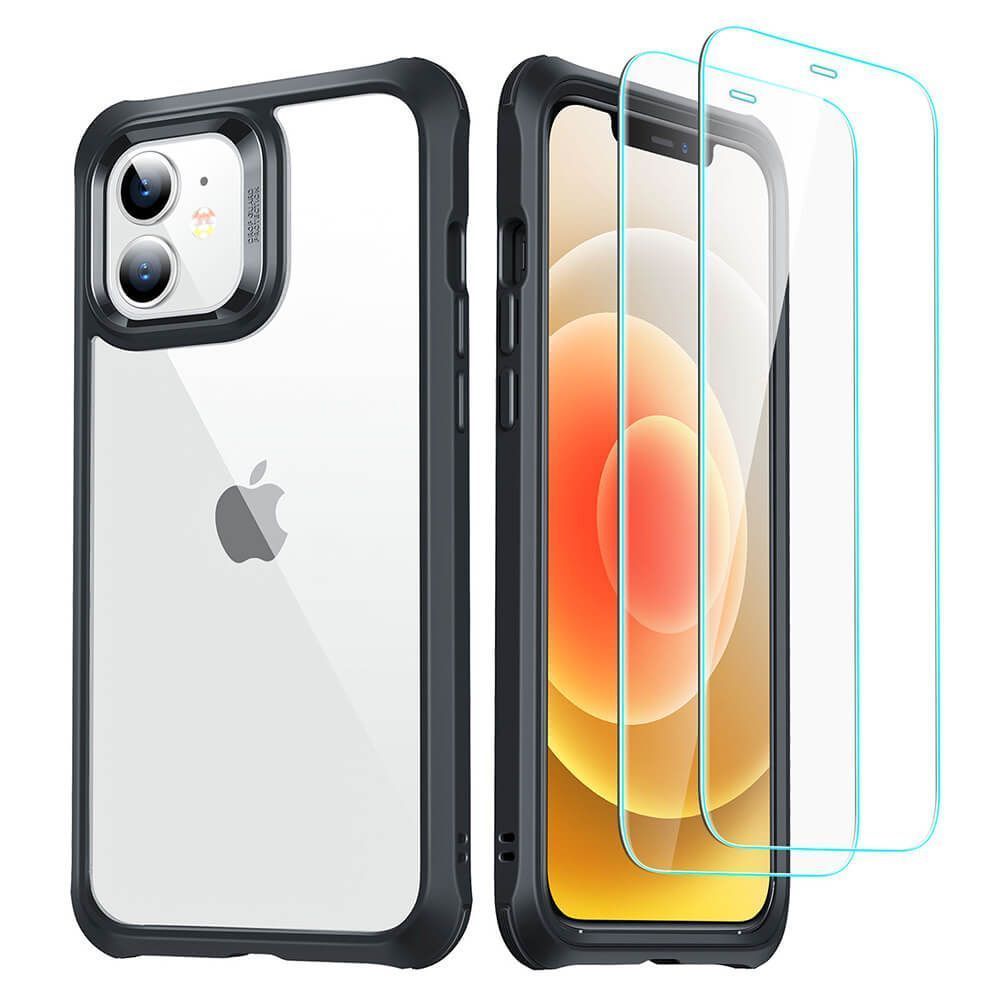 ESR iPhone 12 mini Alliance 360 Case with 2 Tempered Glasses Black (4894240121658) STOCK OFFERS ESR ESR iPhone 12 mini Alliance 360 Case with 2 Tempered Glasses Black (4894240121658)