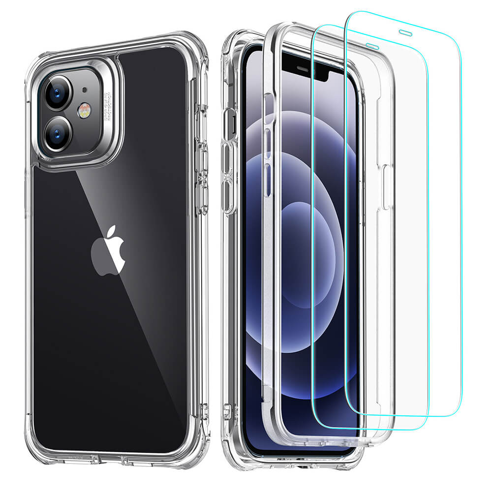 ESR iPhone 12 mini Alliance 360 Case with 2 Tempered Glasses Clear (4894240121672) STOCK OFFERS ESR ESR iPhone 12 mini Alliance 360 Case with 2 Tempered Glasses Clear (4894240121672) - Image 9