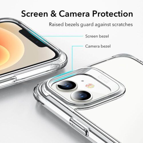 Alternative view of ESR iPhone 12 mini Alliance 360 Case with 2 Tempered Glasses Clear (4894240121672)
