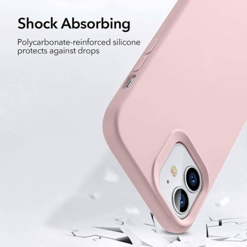 Alternative view of ESR iPhone 12/12 Pro Cloud Case Pink