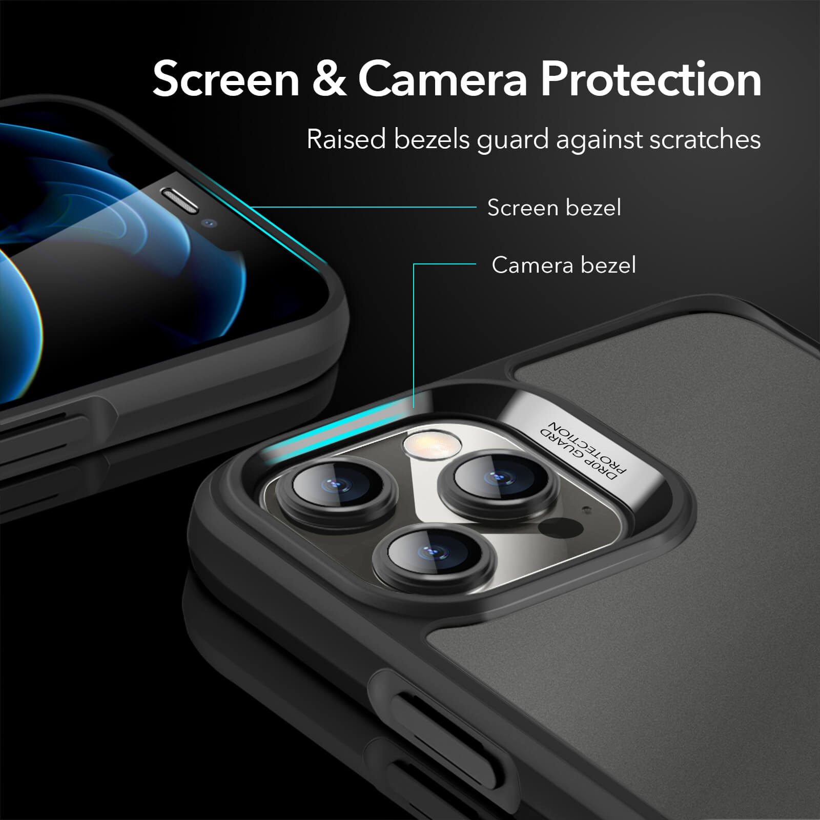 ESR iPhone 12 Pro Max Ice Shield Clear Black (4894240122204) STOCK OFFERS ESR ESR iPhone 12 Pro Max Ice Shield Clear Black (4894240122204) - Image 4