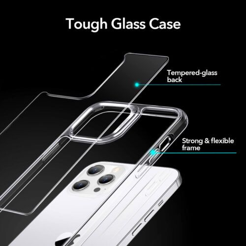 Alternative view of ESR iPhone 12/12 Pro Ice Shield Clear (4894240121856)