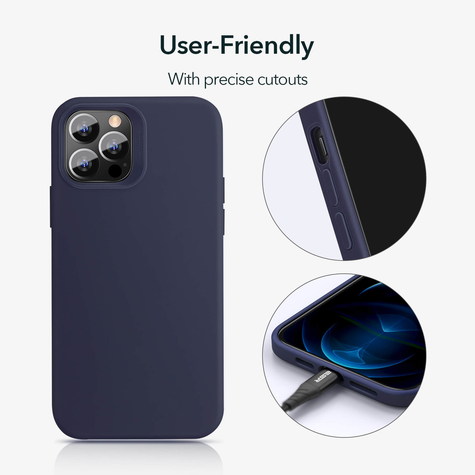 ESR iPhone 12 Pro Max Cloud Case Midnight Blue STOCK OFFERS ESR ESR iPhone 12 Pro Max Cloud Case Midnight Blue - Image 3