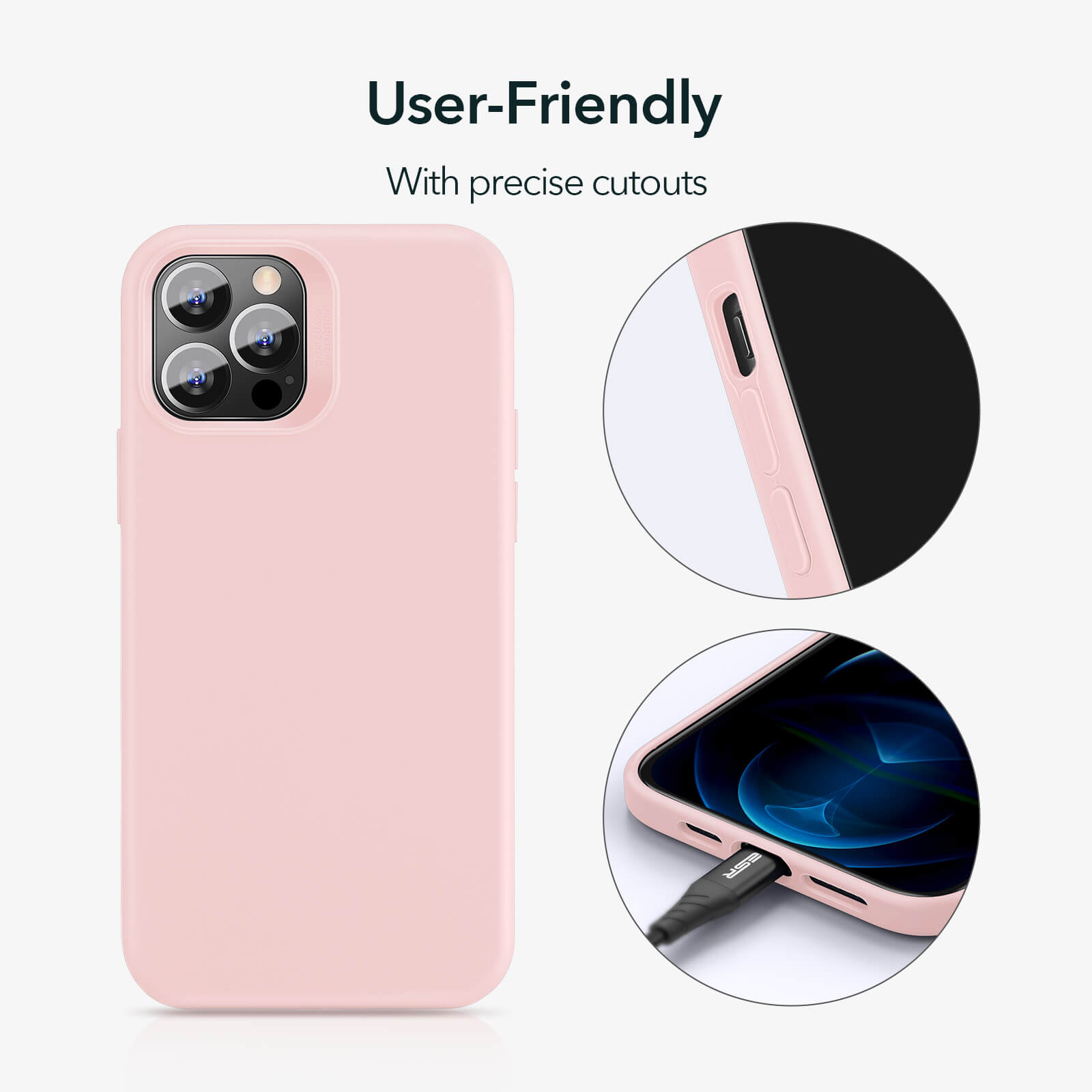 ESR iPhone 12 Pro Max Cloud Case Pink STOCK OFFERS ESR ESR iPhone 12 Pro Max Cloud Case Pink - Image 3