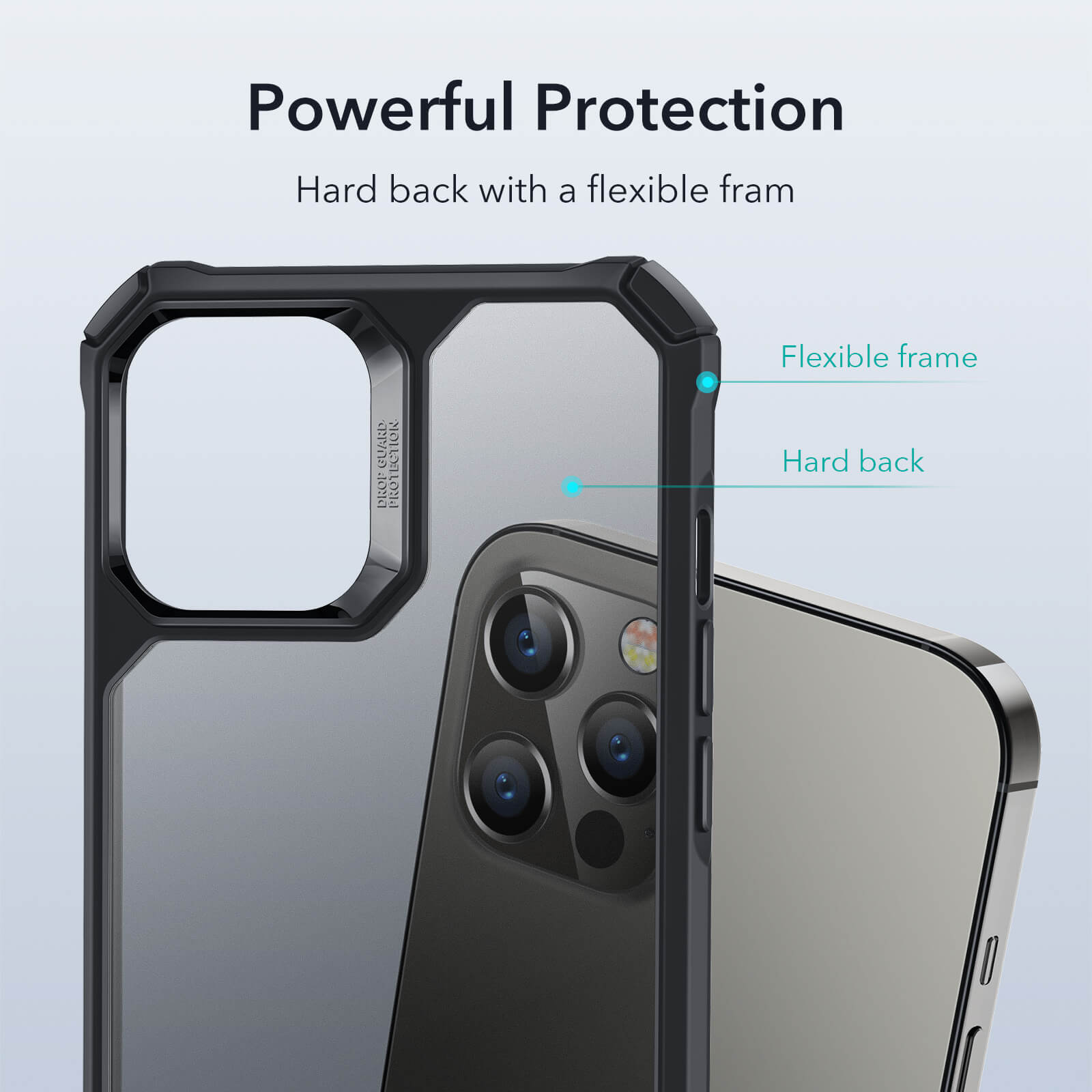 ESR iPhone 12/12 Pro Air Armor Clear Black (4894240121955) ΘΗΚΕΣ ESR ESR iPhone 12/12 Pro Air Armor Clear Black (4894240121955) - Image 2