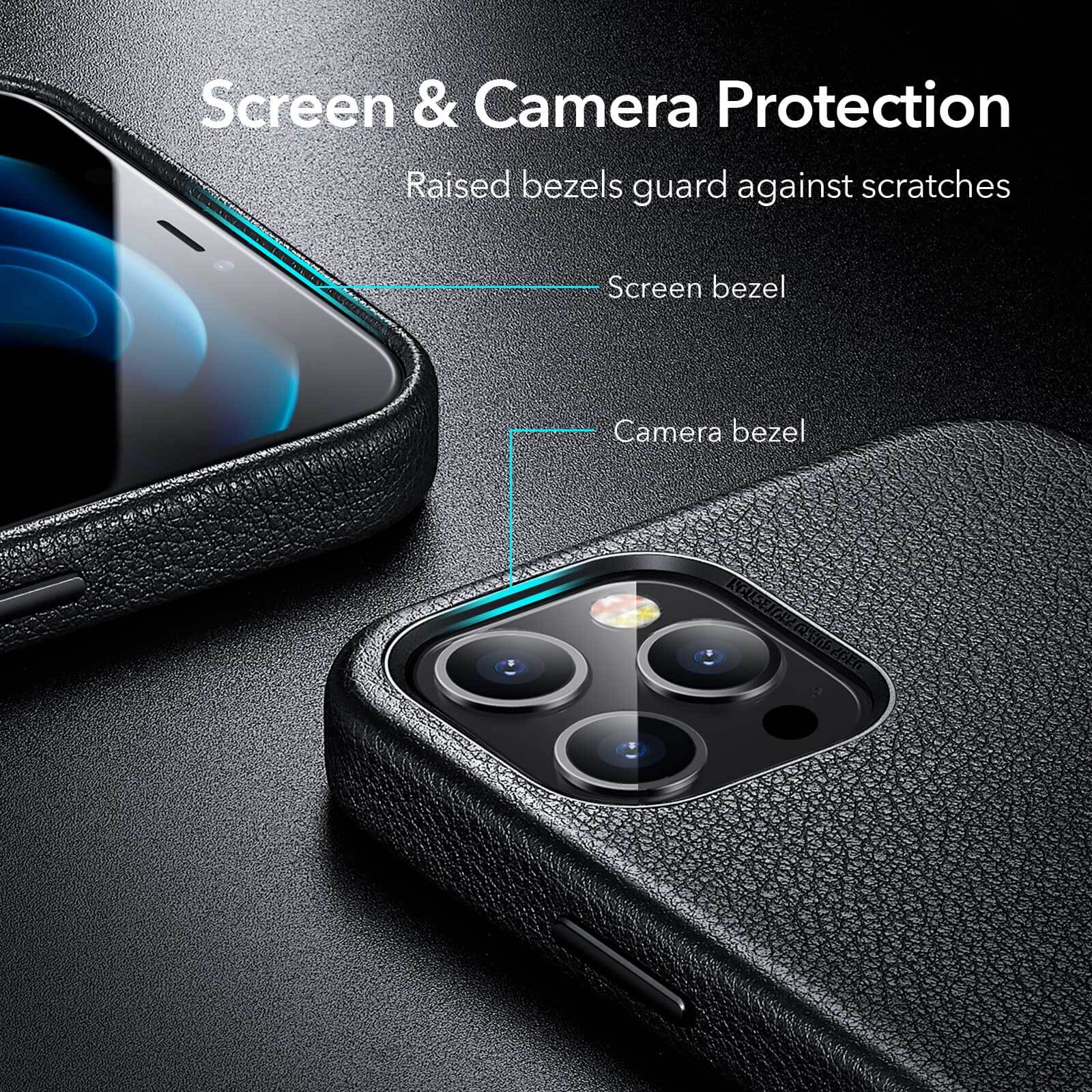 ESR iPhone 12 Pro Max Metro Premium Leather Black STOCK OFFERS ESR ESR iPhone 12 Pro Max Metro Premium Leather Black - Image 4
