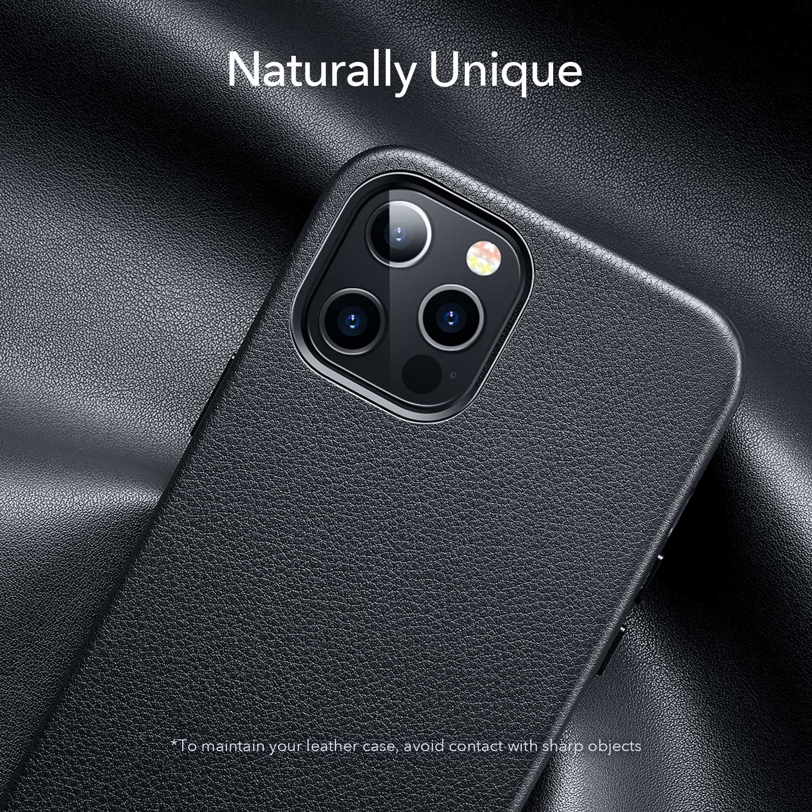 ESR iPhone 12 Pro Max Metro Premium Leather Black STOCK OFFERS ESR ESR iPhone 12 Pro Max Metro Premium Leather Black - Image 3