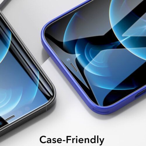 Alternative view of ESR Premium Quality Tempered Glass iPhone 12 Pro Max (2-Pack With Easy Installation Frame)