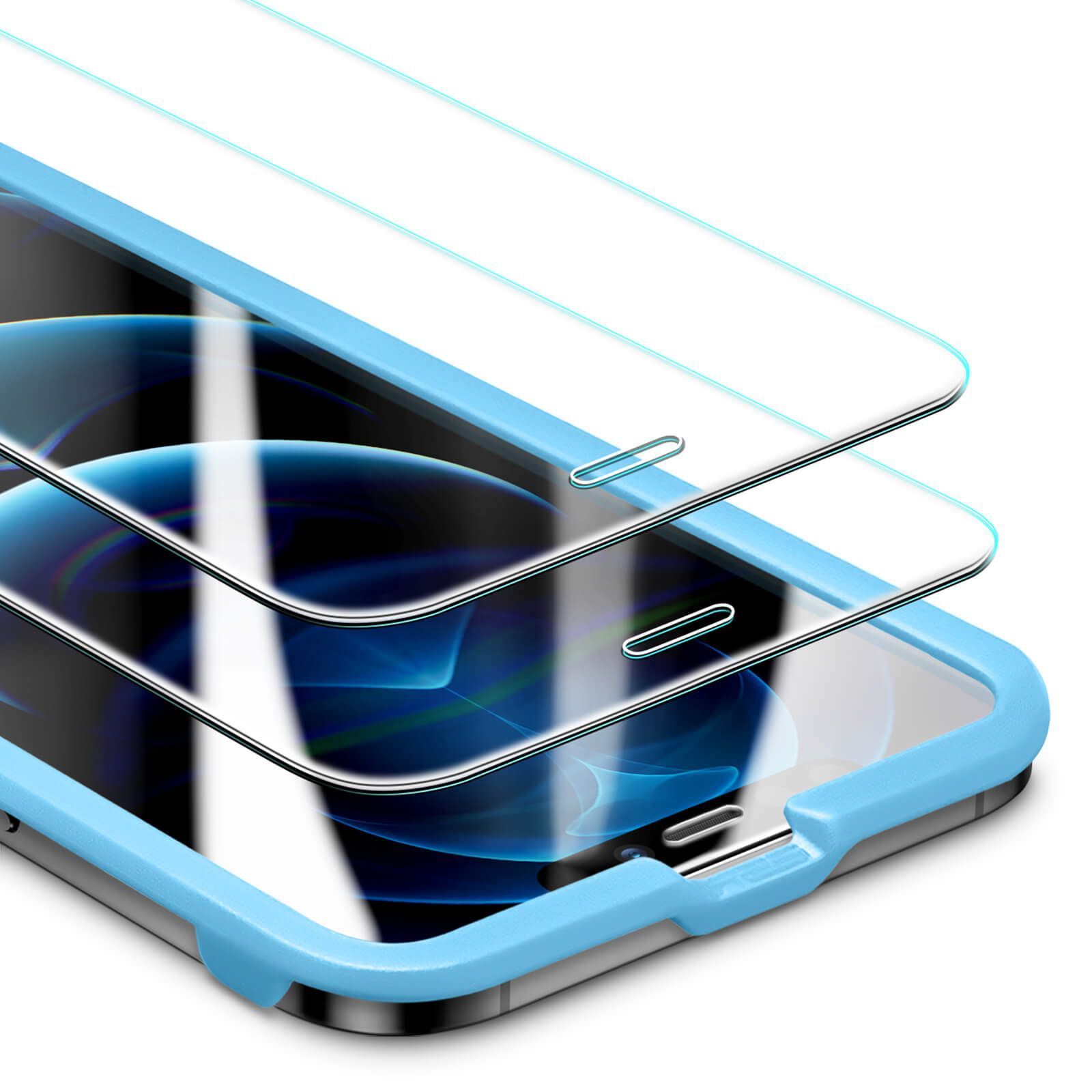 ESR iPhone 12 Pro Max Sidekick Case Clear + Tempered Glass (2-Pack With Easy Installation Frame) STOCK OFFERS ESR ESR iPhone 12 Pro Max Sidekick Case Clear + Tempered Glass (2-Pack With Easy Installation Frame) - Image 7