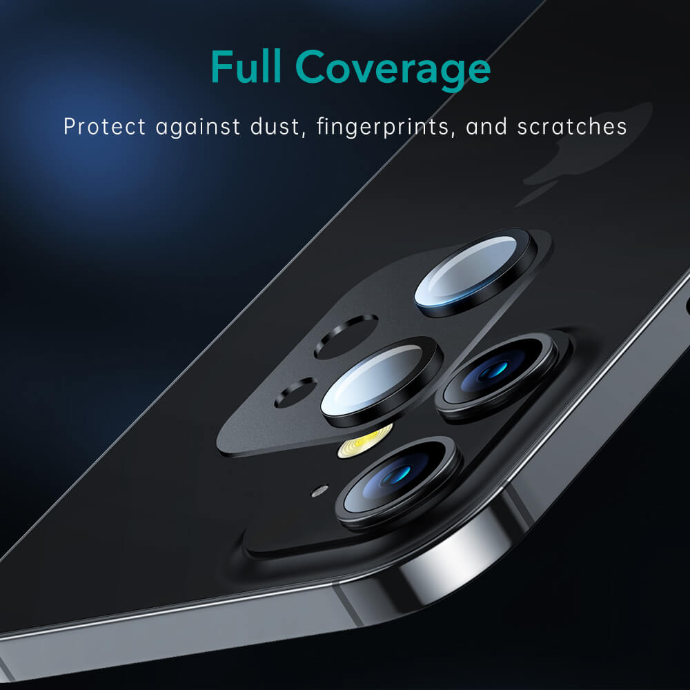 ESR Full Cover 9H Camera Glass iPhone 12 mini Black (2-Pack) ΠΡΟΣΤΑΣΙΑ ΟΘΟΝΗΣ ESR ESR Full Cover 9H Camera Glass iPhone 12 mini Black (2-Pack) - Image 4