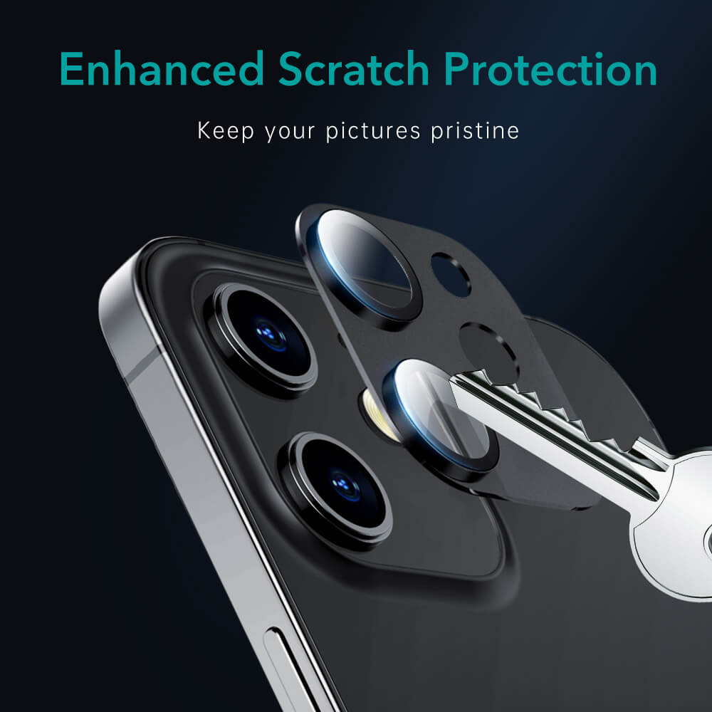 ESR Full Cover 9H Camera Glass iPhone 12 mini Black (2-Pack) ΠΡΟΣΤΑΣΙΑ ΟΘΟΝΗΣ ESR ESR Full Cover 9H Camera Glass iPhone 12 mini Black (2-Pack) - Image 2