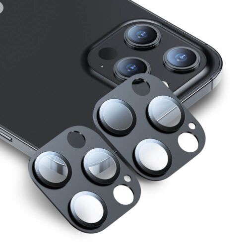 ESR Full Cover 9H Camera Glass iPhone 12 Pro Black (2-Pack) ΠΡΟΣΤΑΣΙΑ ΟΘΟΝΗΣ ESR ESR Full Cover 9H Camera Glass iPhone 12 Pro Black (2-Pack)