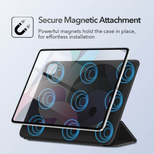 Alternative view of ESR Rebound Magnetic with Clasp Black iPad Pro 11 2021/2022