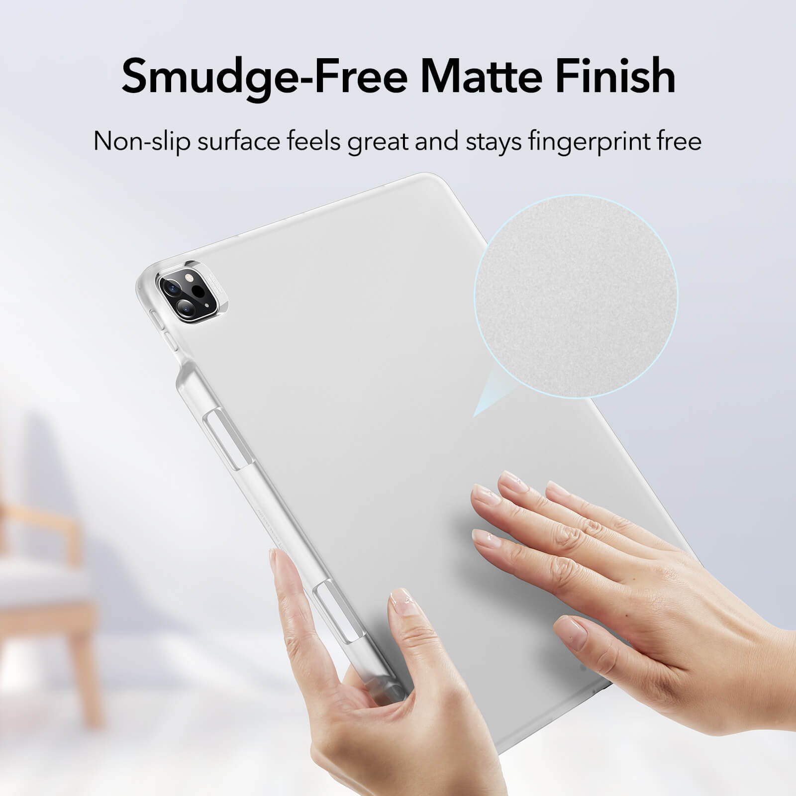 ESR Project Zero Pencil Soft Case Matte Clear iPad Pro 12,9 2021/2022 ΘΗΚΕΣ ESR ESR Project Zero Pencil Soft Case Matte Clear iPad Pro 12,9 2021/2022 - Image 2