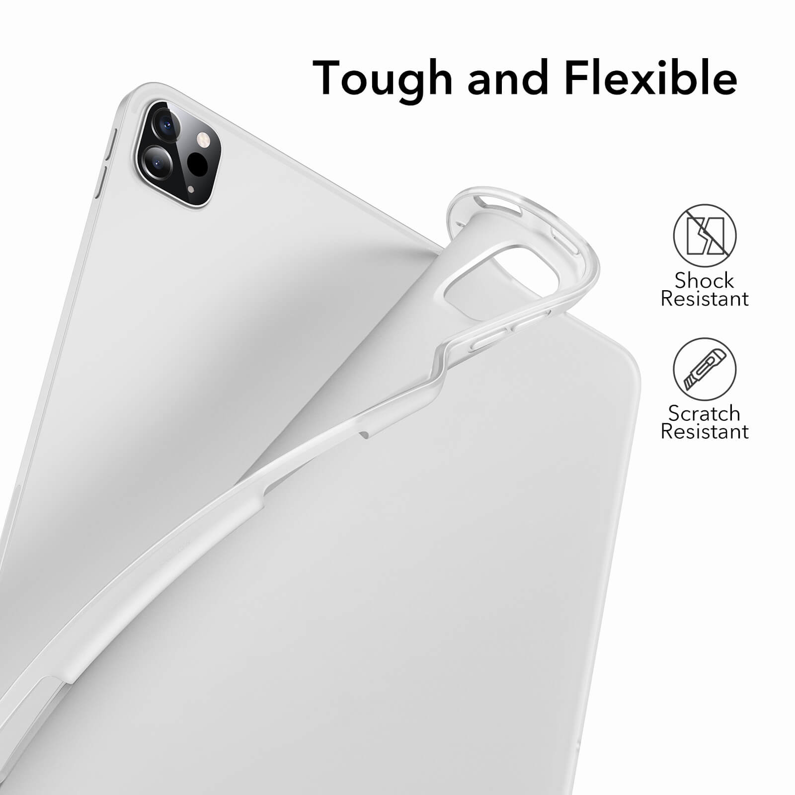 ESR Project Zero Pencil Soft Case Matte Clear iPad Pro 12,9 2021/2022 ΘΗΚΕΣ ESR ESR Project Zero Pencil Soft Case Matte Clear iPad Pro 12,9 2021/2022 - Image 6