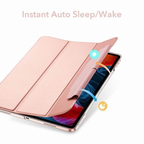 Alternative view of ESR Yippee Trifold with Clasp Rose Gold iPad Pro 12,9 2021/2022
