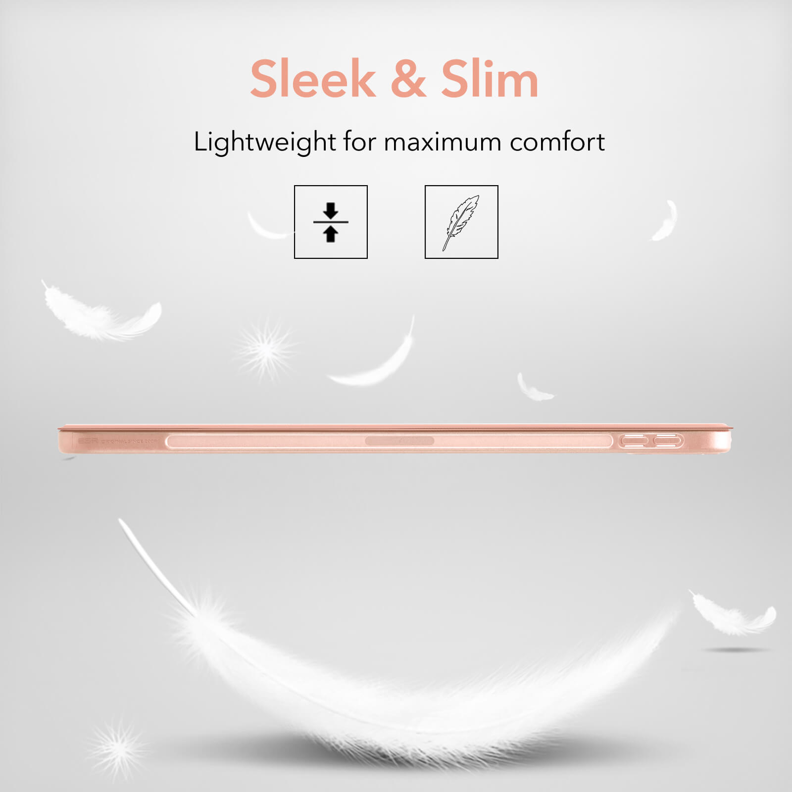 ESR Rebound Slim Series Rose Gold iPad Air 4/5/Air 11 ΘΗΚΕΣ ESR ESR Rebound Slim Series Rose Gold iPad Air 4/5/Air 11 - Image 6